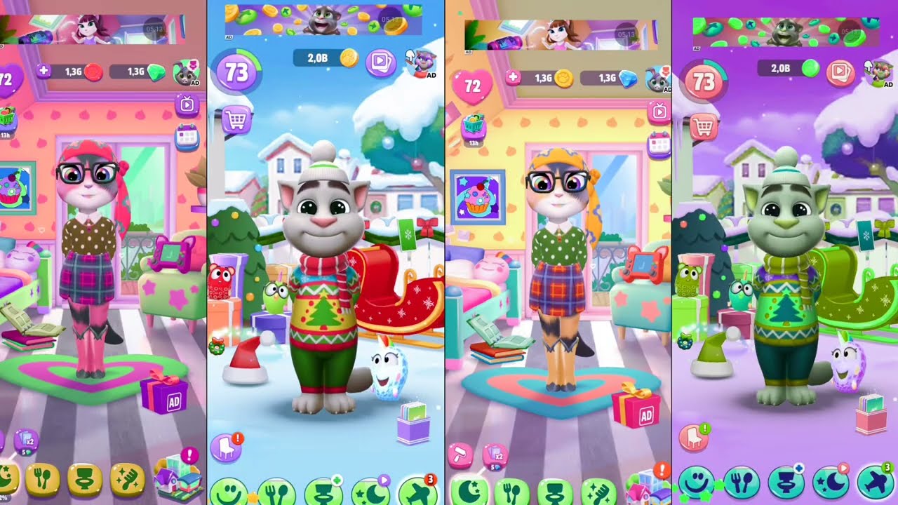 Talking Tom 2 Vs Talking Angela 2 eps11 | epic and unique moments of funny fails