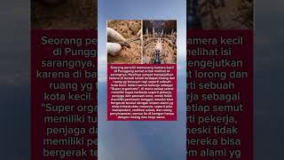 seorang peneliti membuat penelitian di dalam rumah semut #information
