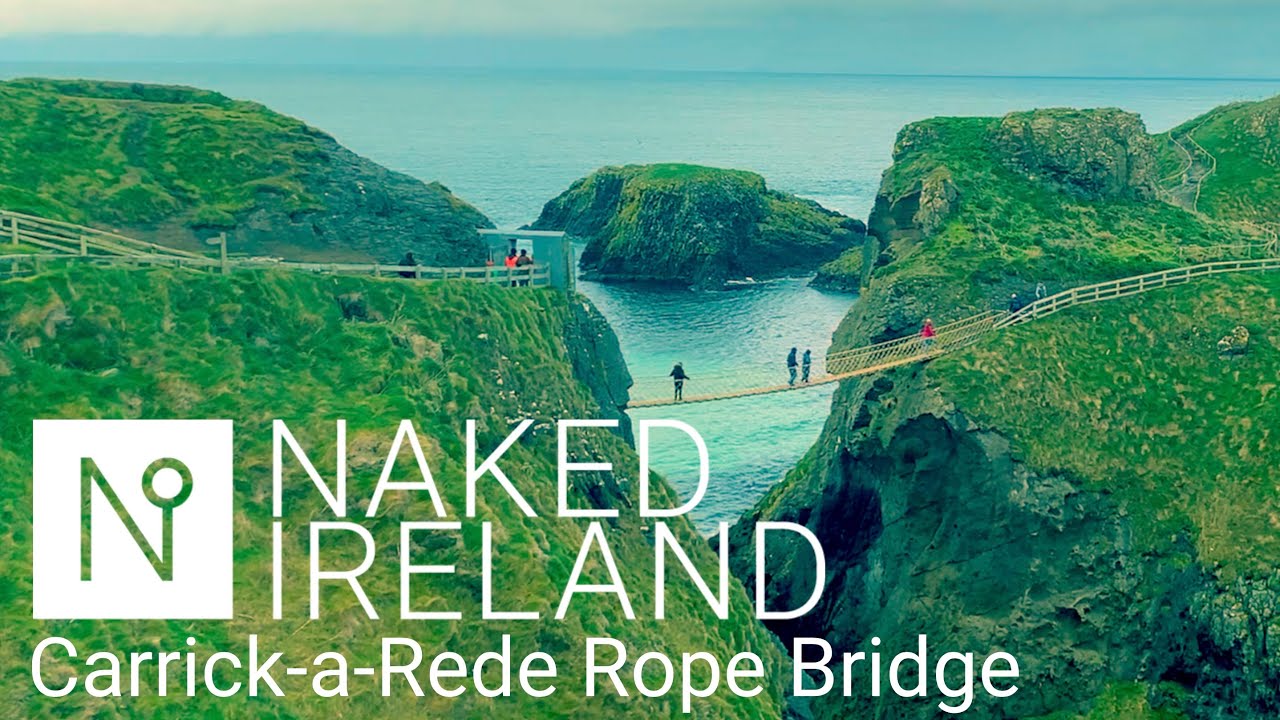 Amazing rope bridge at Carrick-a-Rede in North Antrim. See what it's like  to walk across. 