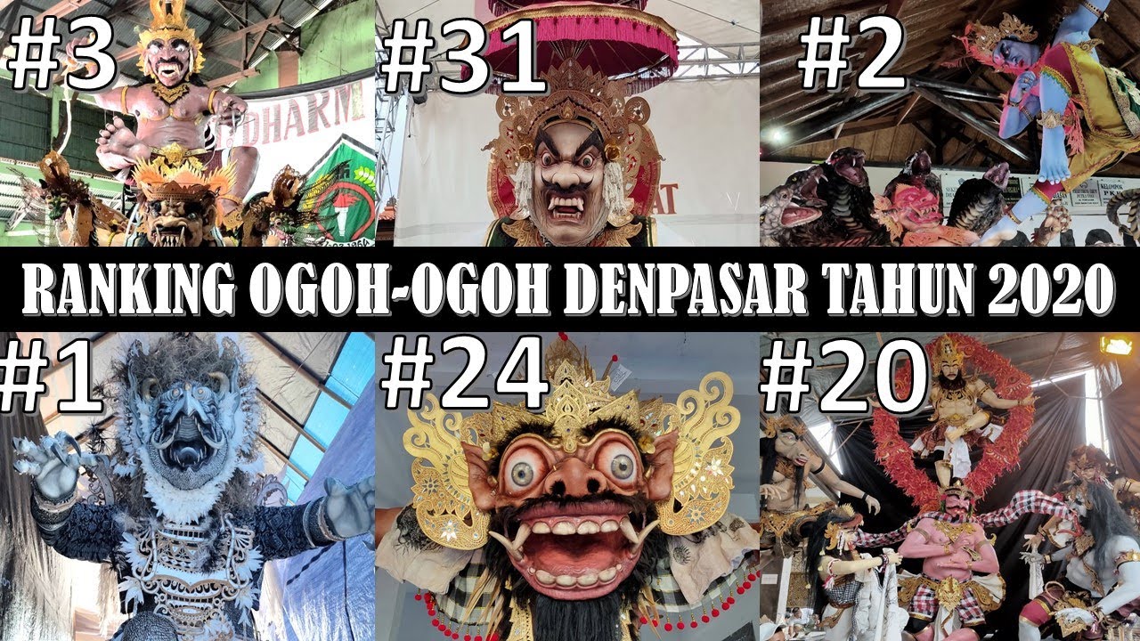 PERINGKAT JUARA UMUM OGOH OGOH DENPASAR 2020 (32 BESAR)