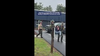 Activists arrested at anti-ICE protest in Williston