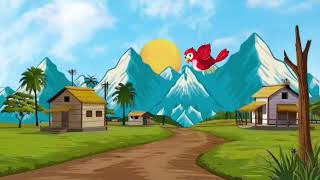 Sunset 2d animation