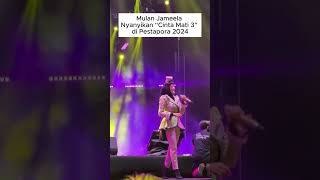 Mulan Jameela Nyanyikan cinta Mati 3 Di Pestapora 2024 mulanjameela  pestapora2024 sejakarta