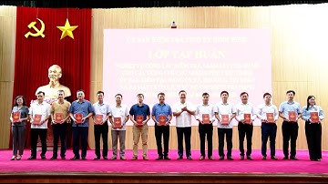 Tập huấn nghiệp vụ công tác kiểm tra, giám sát và thi hành kỷ luật trong Đảng