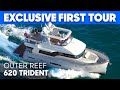 A trawler with a modern twist  outer reef 620 trident tour  review