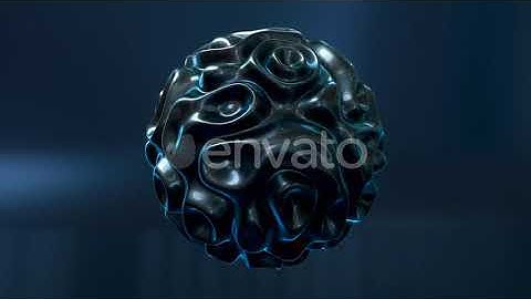 Black Sphere Fractal | Motion Graphics - Envato elements