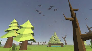 Toon Crow Flock for Unity