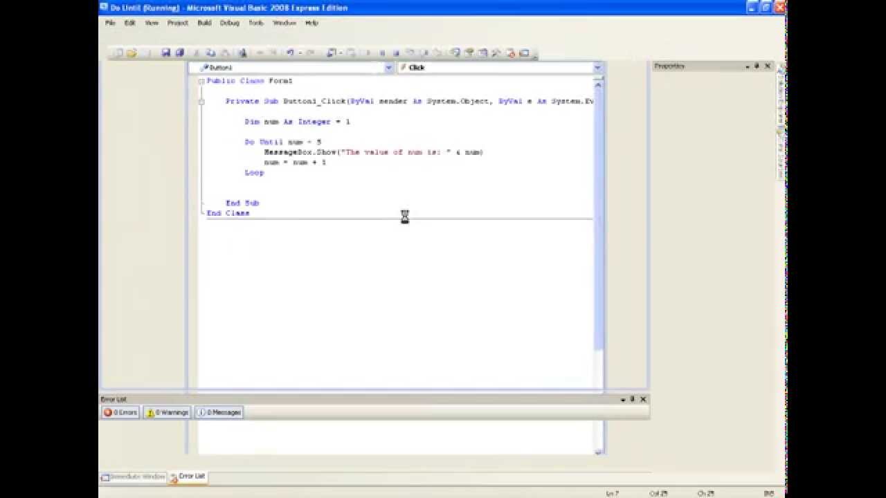 VB NET Tutorial 17 Do Until Visual Basic 2008 2010 by ABC Media Group ...