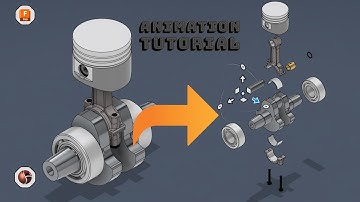 #fusion360 ANIMATION BEGINNER TUTORIAL | PISTON CONNECTING ROD & CRANKSHAFT