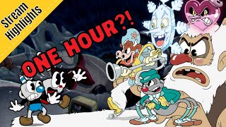 Can I S Rank the entire Cuphead DLC in one hour? [STREAM HIGHLIGHTS]