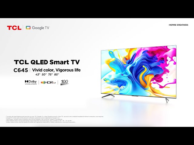 TCL C645 139 cm (55 inch) QLED Ultra HD (4K) Smart Google TV With  Hands-Free Voice Control