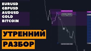 Утренний разбор BITCOIN, EURUSD, GBPUSD, GOLD 21.03