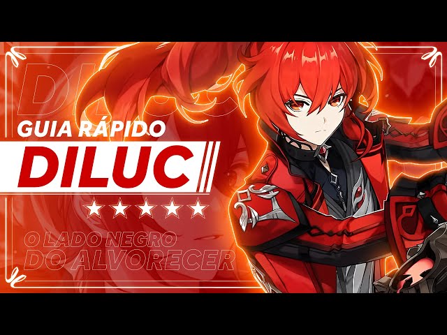 Build Inicial do Diluc Main-DPS Pyro – Guia de Personagens