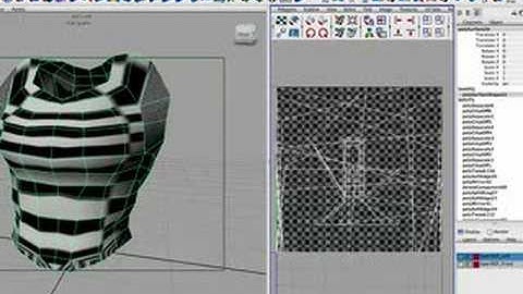 Uv Mapping in Maya Part 1: Torso 2/3