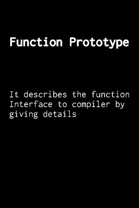 function Prototype in c++ parameters || argument in function || object ...