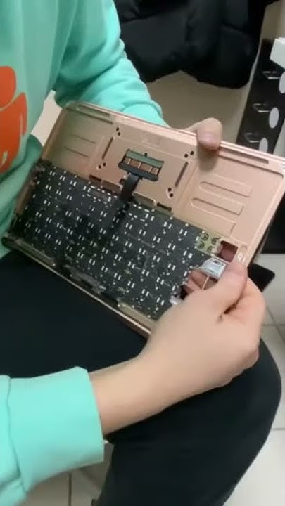 MacBook Air 2018 (А1932). Замена клавиатуры. - YouTube