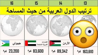 ما هى أكبر الدول العربية من حيث المساحة  |أكبر دولة عربيه من حيث المساحة #مهيب _ورزان