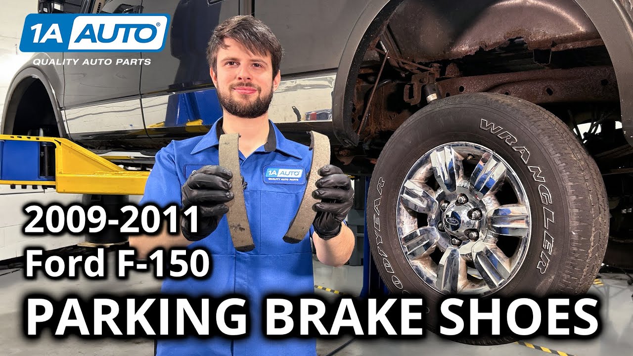 How to Replace Parking Brake Shoes 20092011 Ford F150 YouTube