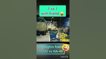 CODM LOCUS vs NA-45 MATCH (Friendly) HIGHLIGHTS #CODM #SHORTS #CODMSHORTS #CALLOFDUTYMOBILE