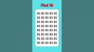 || find the hidden number 🧠✅ || Aqua ||