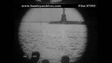 Immigrants into the U.S.A.  Archive film 97595