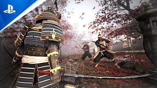 Ghost of Tsushima' shows off gorgeous, brutal combat