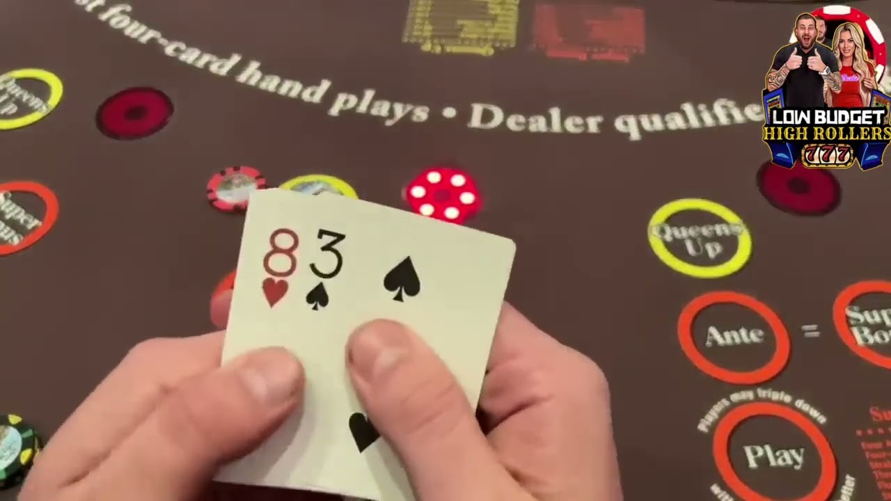 TRIPLE ACES ON 4 CARD POKER! 