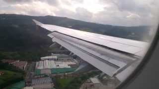 Hard landing at Bilbao Airport