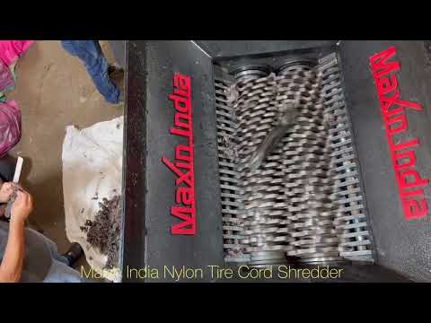 Nylon Tyre Cord shredder, Nylon Tire Cord shredding Machine, Rubber Fabric shredder,