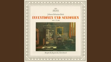 J.S. Bach: 15 Two-part Inventions, BWV 772/786 - Inventio 9 In F Minor, BWV 780