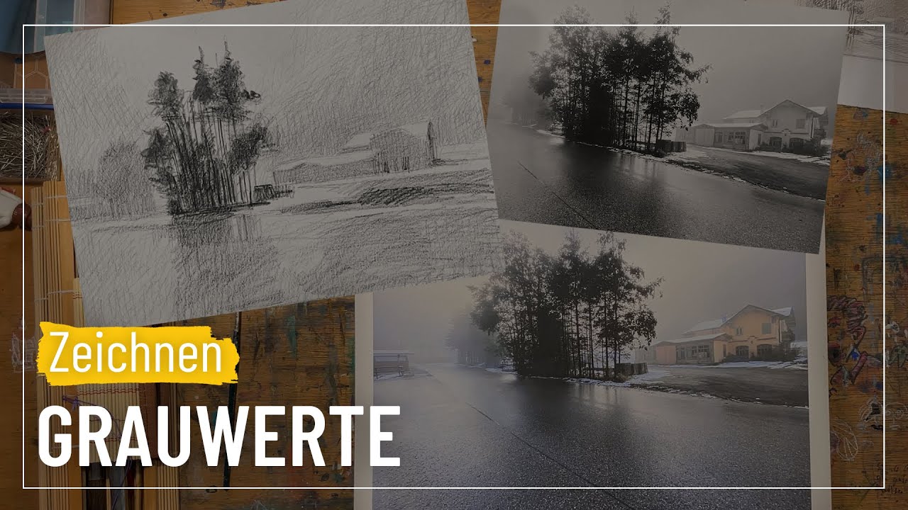 Grauwerte finden! - Ideen zum Zeichnen | sehen&gestalten 