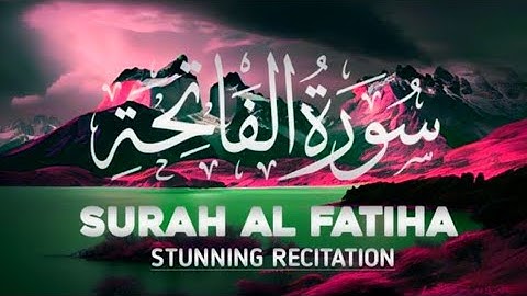 Surat Al-Fatihah(the opener) Usman ALi Voice سورة الفاتحة(  سورة الفاتحة))