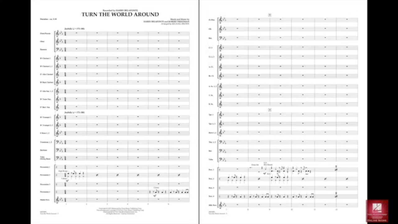 Turn the World Around arranged by Michael Brown