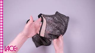 Elomi - Sadie - Lingeri - Bh - Black - 85G - El4430 Lace.dk