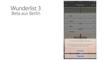Wunderlist 3 (beta) - video review by Kees.bz