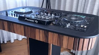 Building A Custom Walnut Table For DJ #DIY #DJTable