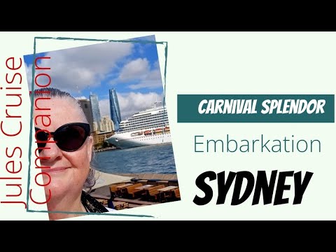 Embarkation Carnival Spendor Sydney 2023@julescruisecompanion #cruise Video Thumbnail