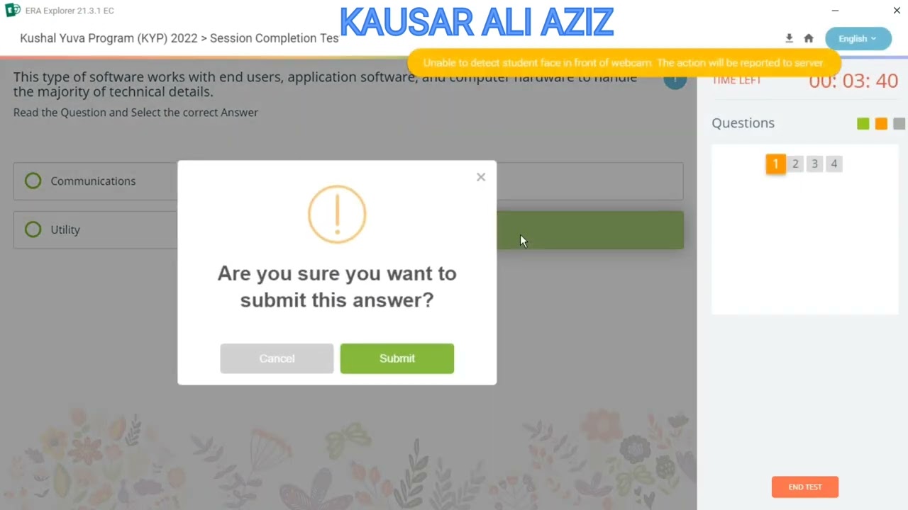 🇮🇳 SESSION 21 BS CIT 11 END TEST🙏 