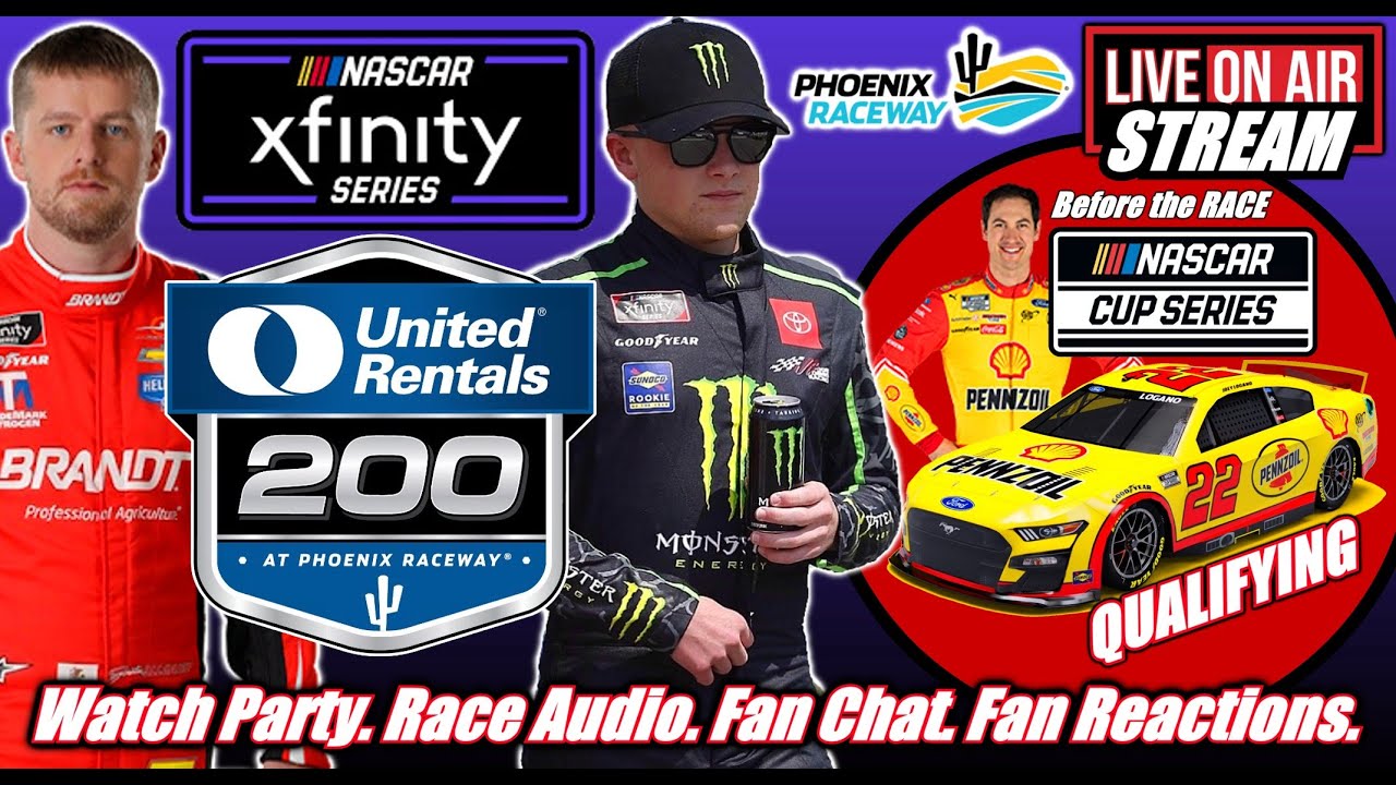 NASCAR 2022 Xfinity Series United Rentals 200 race with Cup Series Qualifying. #NASCAR #LIVE