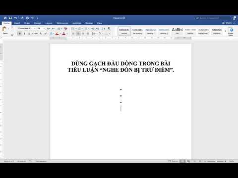 Video: Tôi có thể đặt gạch đầu dòng trong một bài luận không?
