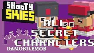 ★ Shooty Skies Red City Update | All Secret Characters Unlocked (Red City Update 2018)