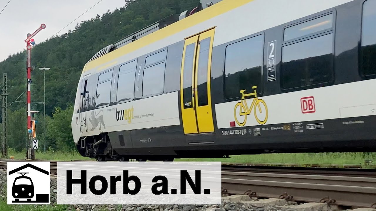 Formsignale in Horb + ÖBB-Taurus + SBB-Wagen + RegioShuttle-Rangiererei