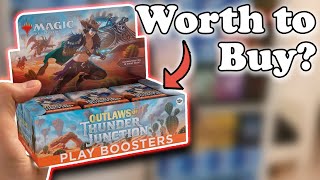 Let's open at least $135 !!! Outlaws of Thunder Junction Play Booster Box opening.