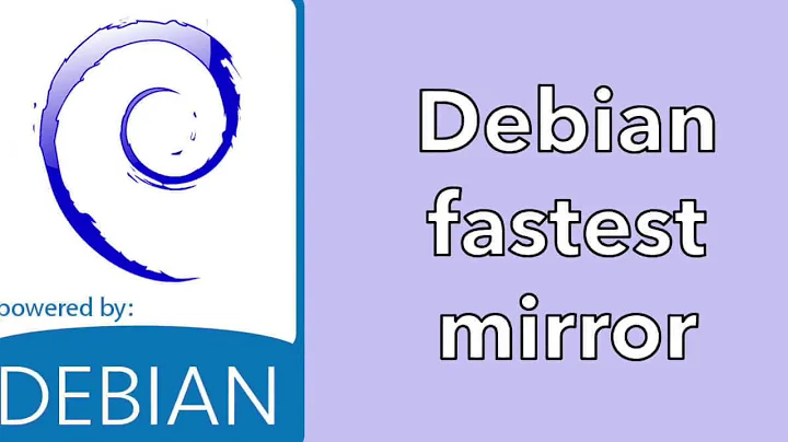 Fastest Debian mirror, and how to find it