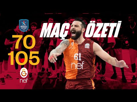 Özet | Anadolu Efes 70-105 Galatasaray NEF