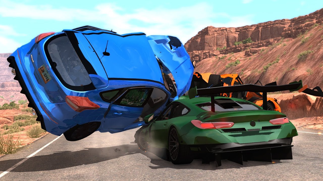 Crash Testing Real Car Mods  2   Beamng Drive Car Crashes Compilation