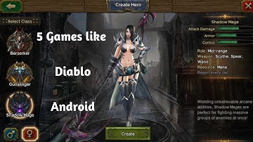 5 Games like Diablo Android Online ARPG Games