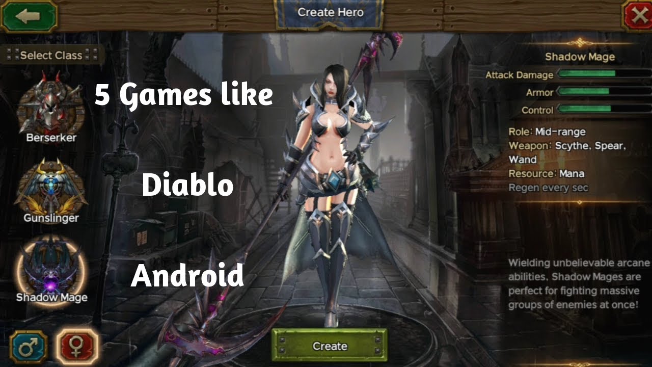 Top Android Games Like Diablo