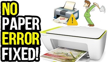 How to Fix Paper Jam or No Paper Error in HP Deskjet Printers? HP Deskjet 2135 Paper Not Feeding