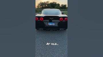 C6 Z06 with Corsa Xtreme Exhaust #Shorts